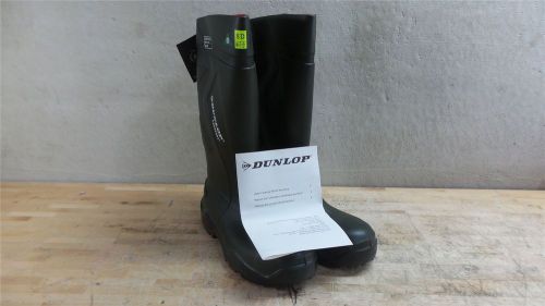 Dunlop e762943 size 11 waterproof pull on steel toe men&#039;s knee boots for sale