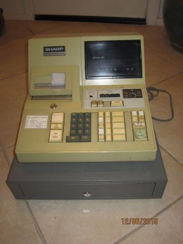 Rare!! Sharp Electronic Cash Register ER-2540 with Cash Drawer