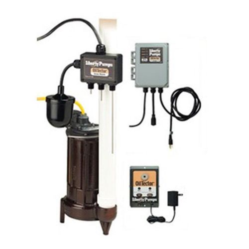 Liberty pumps elv280 simplex auto-valve elevator sump pump system with oiltector for sale