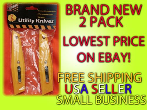 *2 pack* utility cutter set razor knive scraper carton box knife envelope opener for sale
