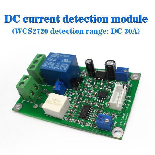 24V WCS2720 Current Detection Sensor Module DC 0-30A Overcurrent Protection
