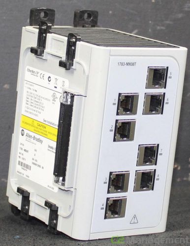 Allen bradley stratix 8000 1783-mx08t modular managed ethernet switch for sale