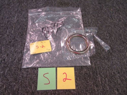 12 military surplus lifting climbing rigging hoist o-rings 7/16&#034;  4&#034; across new for sale
