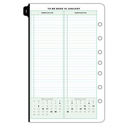 Classic Desk-Size Daily Planner Refill 2015, 5.5 x 8.5 Inch Page Size
