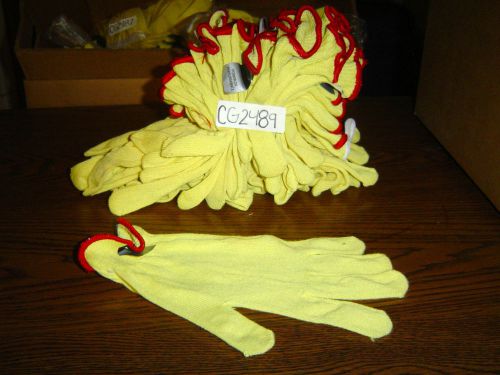 12 pair New Dupont Kevlar 500 Yellow 24 Gloves Size Large 10 Inch Long CG2489