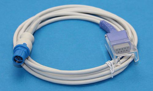 Siemens Draeger SpO2 Sensor Extension Adapter Cable 7oin 2.2m Compatible