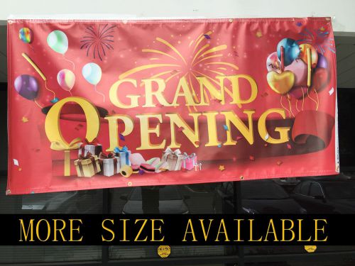 Grand Opening banner 6&#039;x3&#039; full color high quality Vinyl sign
