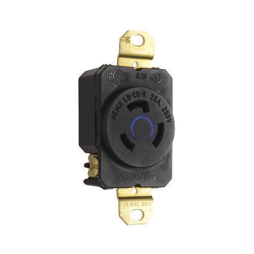 Legrand 20 Amp NEMA L620 Single Receptacle