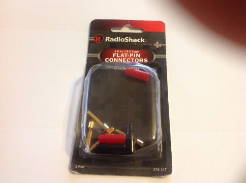Radioshack 16 To 14-Gauge Flat Pin Connectors (278-317), L@@K