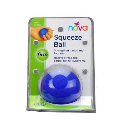 Hand Squeeze Ball, Firm, Blue, Free Shipping, No Tax, #PA-B02