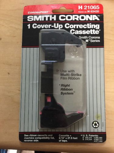New - Smith Corona H21065 Cover-Up Correcting Cassette