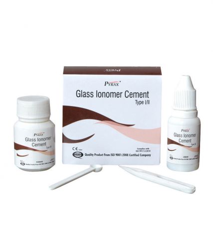 Permanent Tooth White Filling Cement Material Kit Self Cure Glass Ionomer