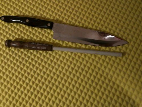 White Ceramic Hone Sharpening Rod 2000/ GRIT FINE Made Japan.knife not included.