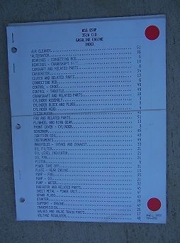 1982 Ford Industrial Gasoline Engine Parts Manual WSG 858P  351W CID Power  L