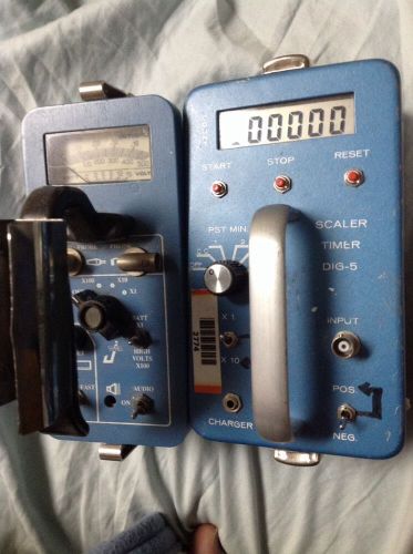 William b johnson geiger counter,ratemeter with advanced scaler 2pcs for sale