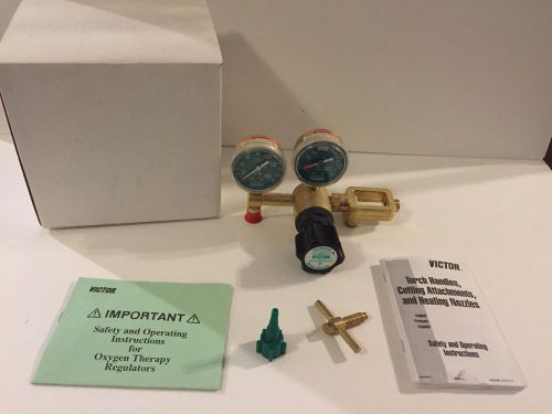 Victor NMG-15LY 2 15 LPM Adjustable Yoke Non-Magnetic Medical Oxygen Regulator