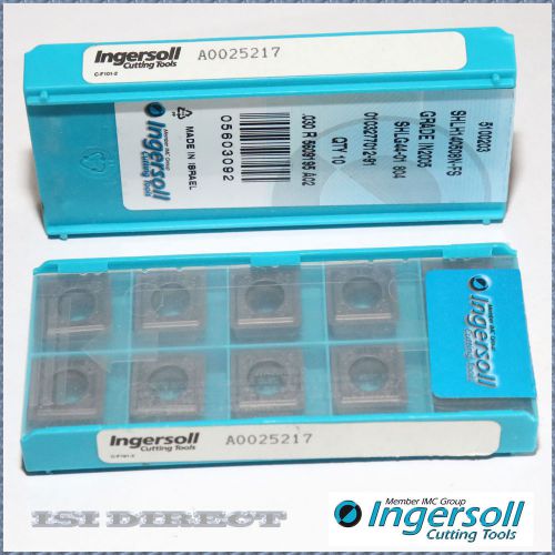 SHLH SHLG 140508N FS IC2005 INGERSOLL *** 10 INSERTS *** FACTORY PACK ***