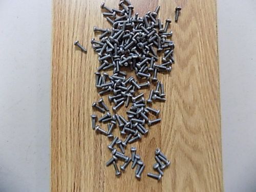 (250)  6-32 X 1/2&#034; PHILIP PAN HEAD MACHINE SCREW ZINC PLATED STEEL