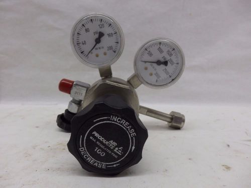 Air Products Stainless 2-Stage Compressed Gas Regulator E111-2150LB F6