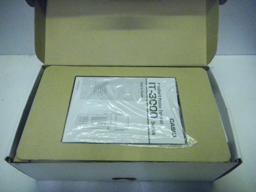New casio it-3000 hand-held printer scanner terminal w/bluetooth # m53e for sale