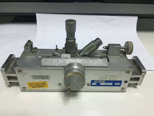 NERA SIVERS LAB  WAVEGUIDE WR75  SLOTTED LINE WITH PROBE CARRIAGE