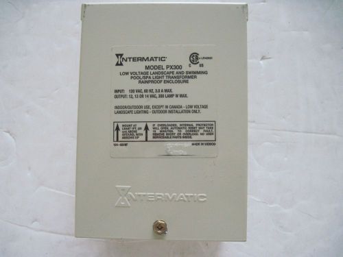 INTERMATIC PX300 Transformer, Input: 120v Output: 12V For Pool Outdoor Lighting