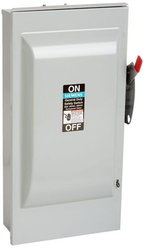 SIEMENS GNF324R 200 Amp, 3 Pole, 240-Volt, 3 Wire, NON-Fused, General Duty, Out