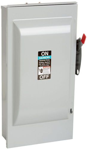 SIEMENS GNF324R 200 Amp, 3 Pole, 240-Volt, 3 Wire, NON-Fused, General Duty, Out