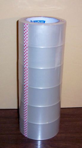 SEALPLUS 6 Rolls-2&#034; x 110 Yards(330&#039; ft)–Box Carton Sealing Packing Package Tape