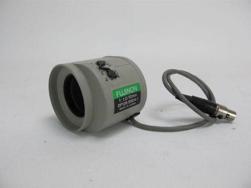 Fujinon DF12B-SND4-1 Fixed Manual Focus CCTV TV Lens 1:1.2 / 12mm