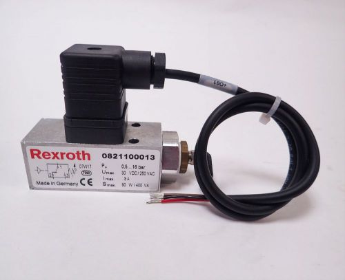 REXROTH 0821100013 PNEUMATIC PRESSURE SWITCH