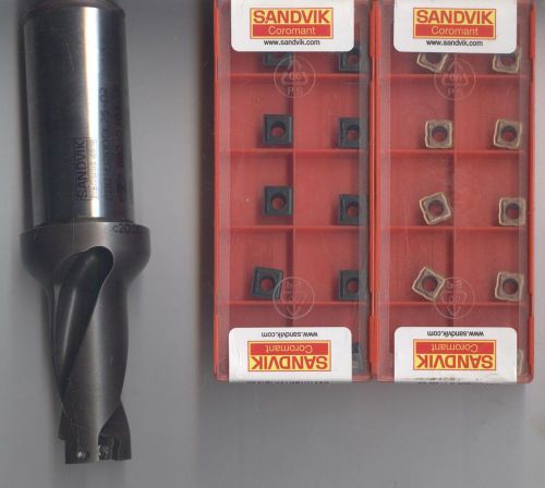 * lot of * sandvik   drill-880-d2000l25-02 + 20pcs inserts 880-04 for sale