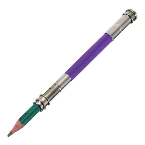 New 13.7cm Metal Dual Pencil Extender Extension Holder