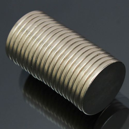 20pcs n52 20mm x 2mm strong disc magnets rare earth neodymium magnets for sale