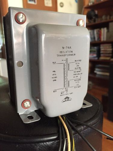 New triad isolation transformer n-74a 1.3a 120vac input output in box for sale