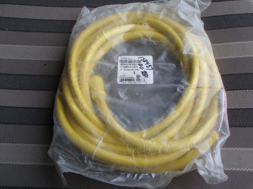 Brad harrison 20 foot 105001a01f200 5 pole female cordset right angle connector for sale
