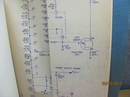 TEL-INSTRUMENT T-16B DME Pulse Generator Instruction Manual w/schematics 46833