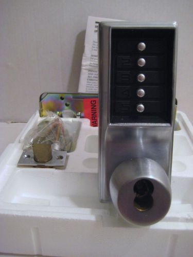 Simplex unican kaba 1021 26d pushbutton ilco lock combination satin chrom saboth for sale