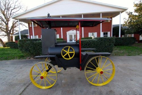 STEAM ENGINE BBQ PIT, SMOKER, GRILL, COOKER