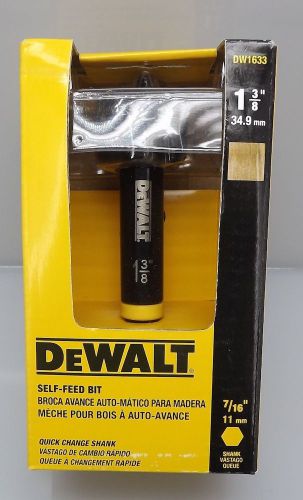 Dewalt dw1633 self-feed bit, new in box quick change shank 11mm shank open tooth for sale