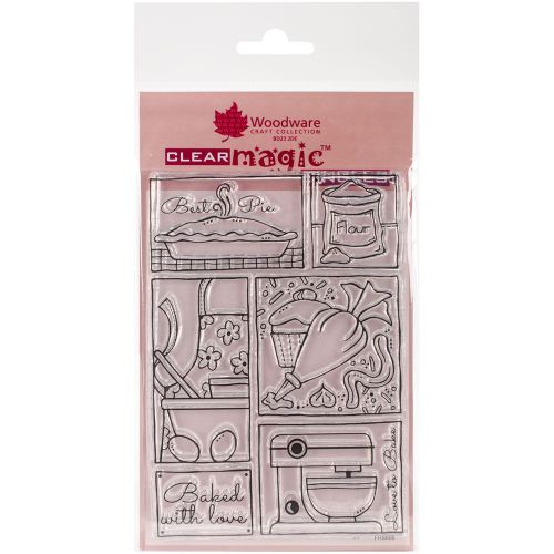 &#034;Woodware Clear Stamps 3.5&#034;&#034;X5.5&#034;&#034;-Baking Sampler&#034;