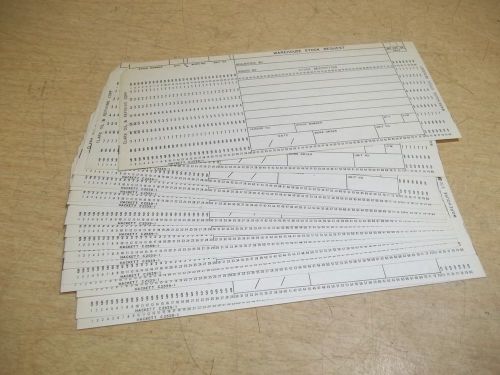 New lot of 17 clark oil refining warehouse stock request forms hackett c2539-1 for sale