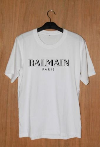 BALMAIN x H&amp;M White GILDAN T-Shirt GILDAN new-