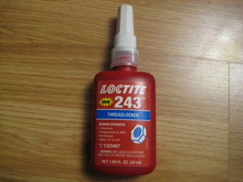 One loctite 243 threadlocker exp. date 06/17, msrp 40 $$$ for sale