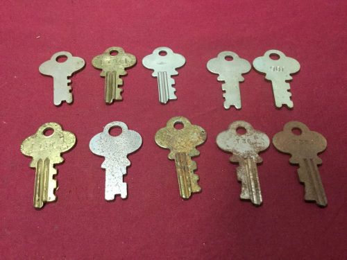 Long Luggage Pre-cut Keys, N87, T35, T36, T37, 907, Set of 10 - Locksmith