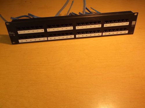 Siemon HD5 Series, 1A-24B Cat 5 Rackmount Patch Panel *FREE SHIPPING*