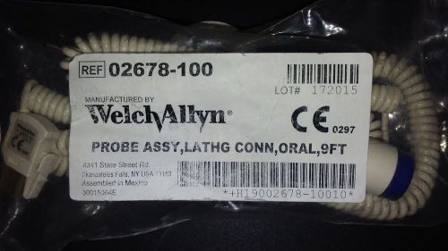 WELCH ALLYN PROBE 9FT ORAL FOR SURETEMP THERM #02678-100