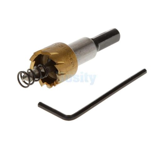18.5mm hss high speed hole bit cutter saw drill tool f/ alloy metal wood for sale