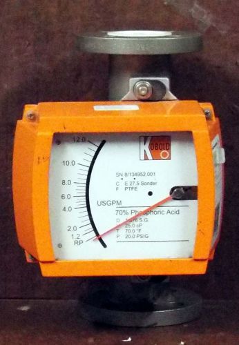1 NEW KOBOLD KDM-TA251 ARMORED FLOW METER AND SWITCH NNB ***MAKE OFFER***