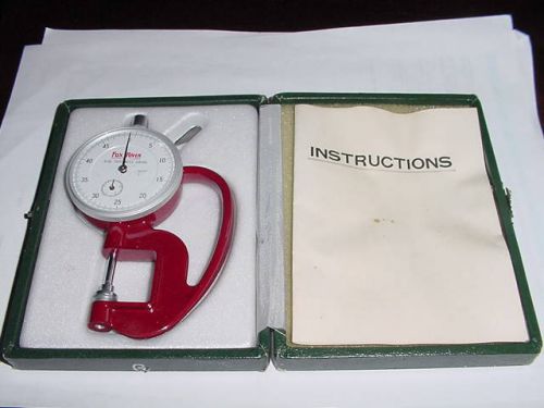 Vintage FOX RIVER Dial Thickness Gauge